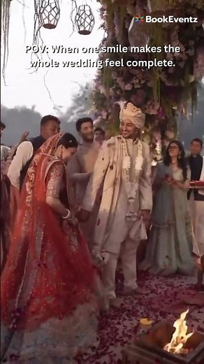 POV: One Smile That Completed the Whole Wedding 💍✨ | Emotional Viral Wedding Shorts #indianwedding