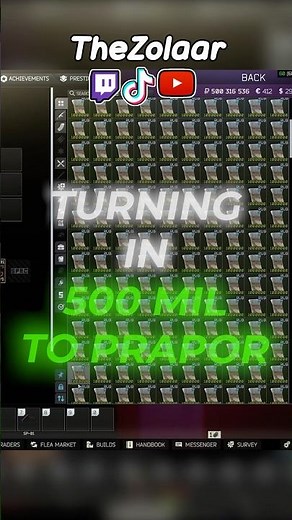 500 million roubles.. #tarkov #eft #escapefromtarkov