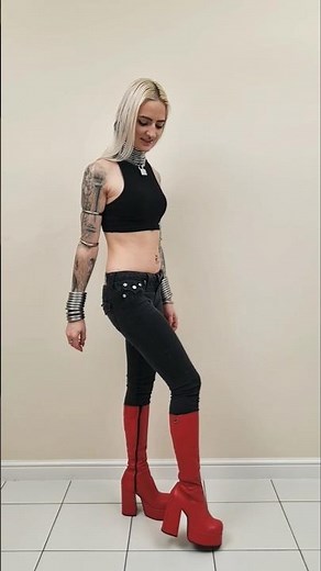 Rare Vintage 90s Buffalo London T-24400 Platform Boots #buffalo #collar #steelcollar #collared