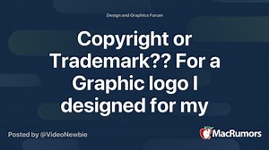 Copyright or Trademark?? For a Graphic logo I designed for my Company....