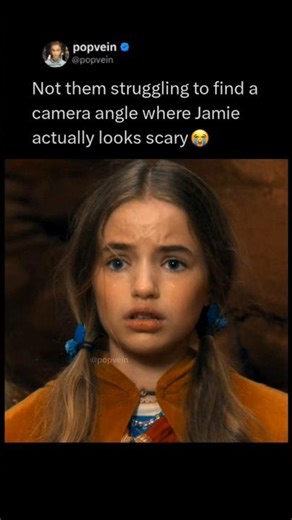 They were struggling to find a camera angle where Jamie Campbell bower actually looks scary 😭