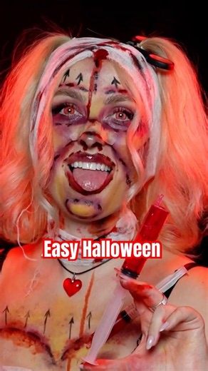 My Easiest Halloween Transition Yet 🎃 #easyhalloweenmakeup #halloween2026