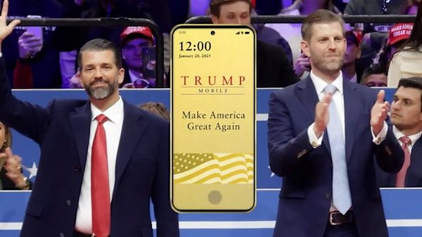 Trump family unveils Trump Mobile with a flashy $500 gold smartphone