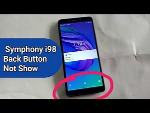 Symphony i98 Back button not working //3 button button not showing problem solve