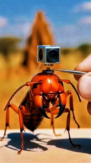 POV: You’re a Soldier Termite entering the Forbidden Cathedral. 🛸🐜 #WildlifePOV #HiddenWorld