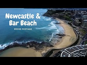 Newcastle & Bar Beach Drone Surf Footage