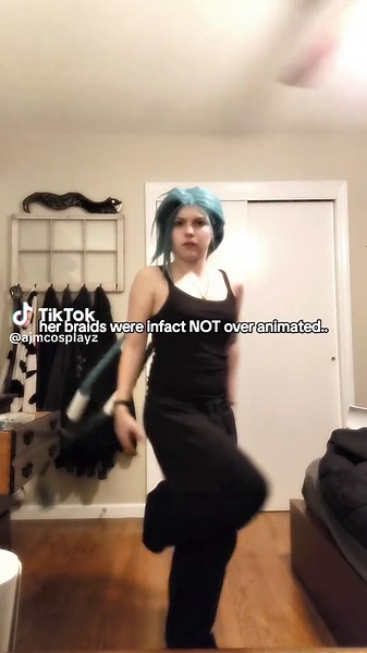 Jinx Cosplay Inspired by Arcane League of Legends