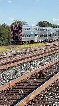Metra Heritage Corridor train 915 on Connector Track, Joliet, Illinois, 8/26/2025