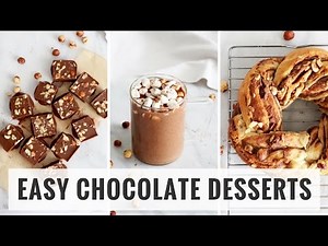 3 Quick & Healthy Holiday Desserts With Chocolate Hazelnut Spread | Healthy Grocery Girl