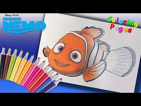 Finding Nemo Coloring Book. How to coloring Nemo. Coloring Pages for Kids
