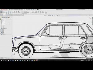 Solidworks Tutorial Part 1/2 | 3D model a car for aerodynamic analysis in ANSYS CFX