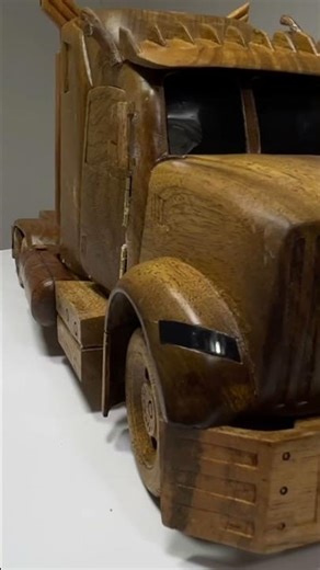 Optimus robot made from wood #woodworking #woodscraft