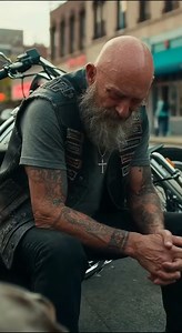 He’d spent years trusting no one— riding alone, carrying every scar life had handed him. Then she appeared—a little girl, sitting quietly beside his bike, lottery tickets in her hand and eyes that seemed to see right through him. “Mister… where are you going looking so sad?” Those five words changed everything. For the first time in years… he smiled. But what happened next on that dusty back road? It’s something only the wind, the road, and a child’s courage could tell. (continued in the comment