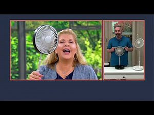 Air Innovations Rechargeable Portable 3-in-1 Fold and Carry Telescopic Fan on QVC