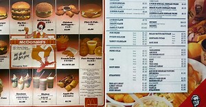 Here's How Old Fast Food Menus In Malaysia Used To Look Back In The Day