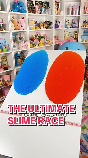 The Ultimate Slime Race: Red vs. Blue Showdown