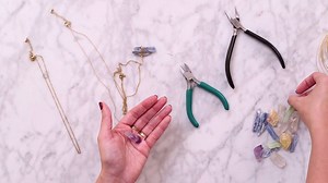 DIY Wire-Wrapped Stone Necklace ~ Fall Fashion DIY - HGTV Handmade | HGTV Home