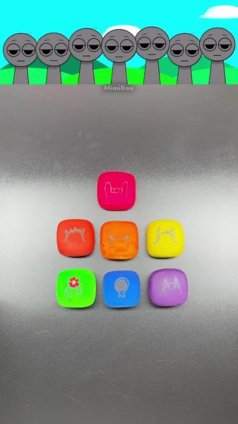 Colorful Interactive Game with Alien Figures