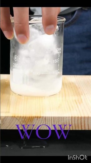 Ice and Salt Magic: How to Freeze Water Instantly Under a Beaker Experiment | Satisfying Chemistry