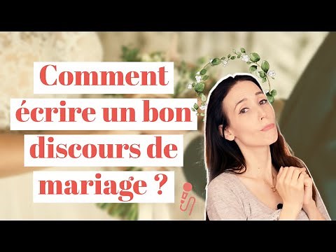 Comment écrire un BON discours de mariage 👰💍