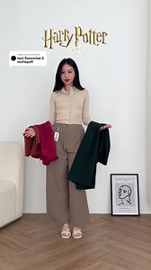 Styling Outfit Harry Potter: Ravenclaw & Hufflepuff Ideas