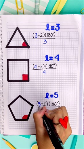 Pasos por ingeniería - Marisol on Instagram: "Cómo calcular los ángulos internos de de un polígono rectangular ✨"