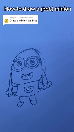 Easy Minion Drawing Tutorial: Draw Bob!