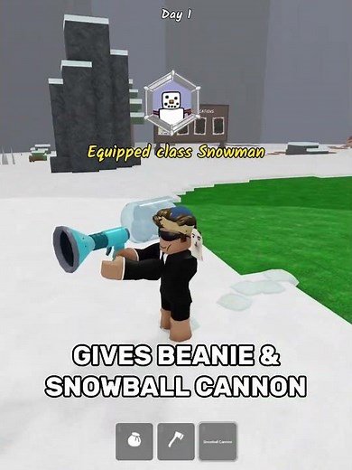 OP Snowman Class⛄#roblox #99nightintheforest