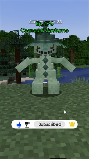 How to Catch Cacturne in Cobblemon! #cobblemon #minecraft #pokemon #gaming #shorts