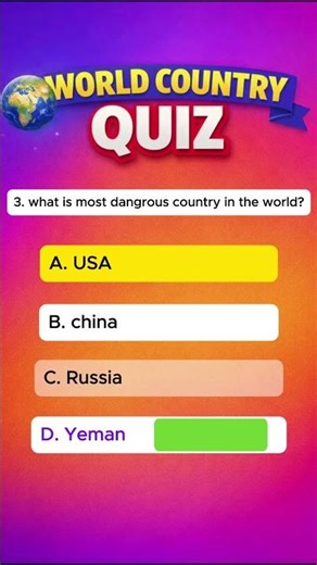 World Geography Quiz 🇺🇸 | GK Challenge #usaquiz #viralvideo