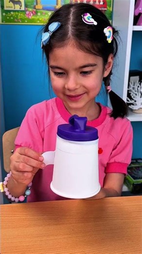 DIY Cup Catapult! 🚀 Can You Launch the Ball? #shorts #kids