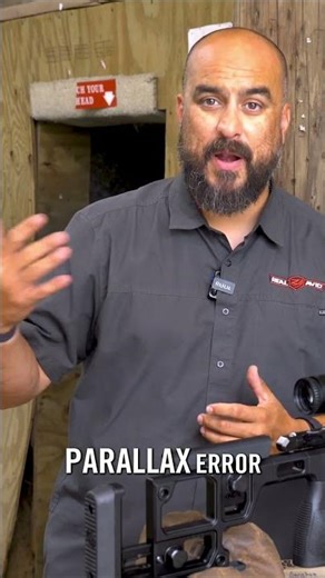Your reticle seems to "float" on the target? What is parallax? #ParallaxError #RifleScopes #Shorts