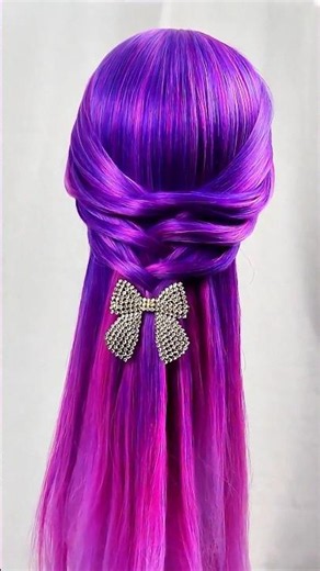 Quick Hair Style for Busy Girls #hairstyle #hair
