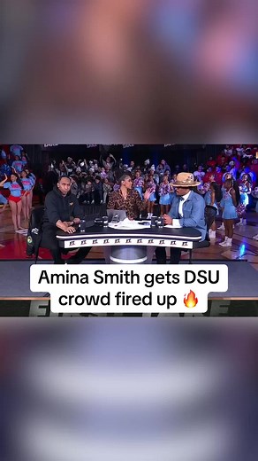 Amina Smith Energizes DSU Crowd with Unique Performance