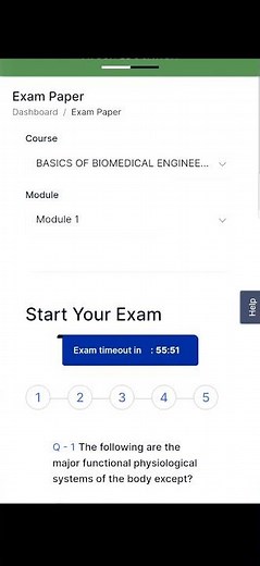 Basics Of Biomedical Engineering | Answer key | Module 1 | #ncism #elective #viral #short