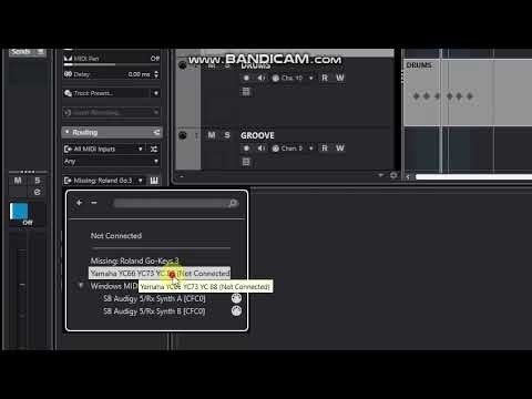 Yamaha YC66 YC73 YC88 Cubase Script Sound List