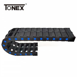 [Hot Item] Bridge Type Plastic Double Rows Type Cable Drag Chain Flexible Cable Track Carrier Drag Chain