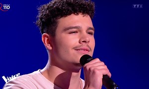 The Voice 2022 - Matteo chante "Mistral gagnant" de Renaud - Auditions à l'aveugle