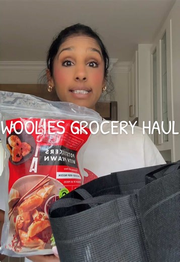 Woolworths Grocery Haul: Crispy Rice Chicken Salad