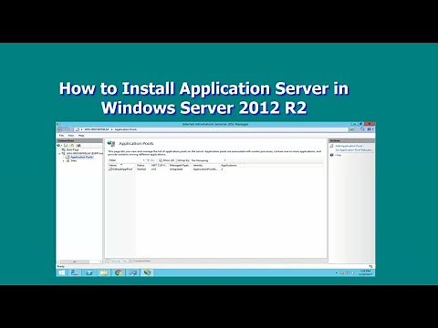 How to Install Application Server in Windows Server 2012 R2