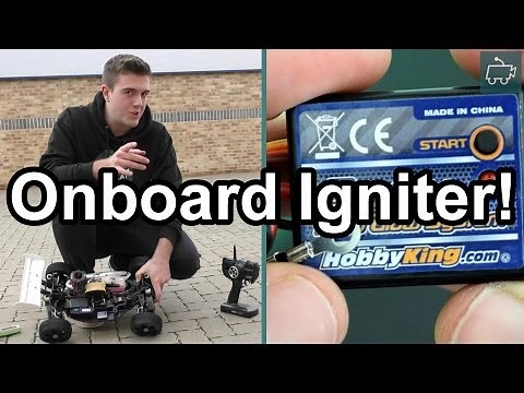 Testing the Onboard Nitro Glow Plug Igniter! Hobao Hyper 7