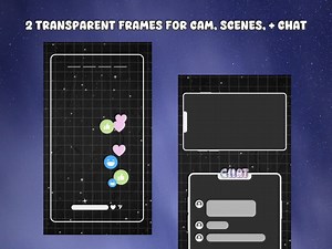 Animated Bubble Stream Overlay Package: Black & White Tiktok Assets (digital Download) - Etsy