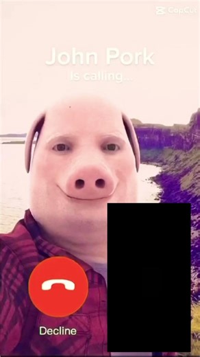 Omg John pork is calling