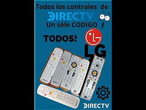 Control de Directv para tv LG 2024