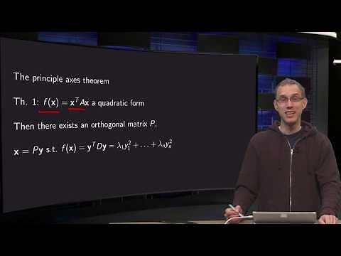 The principle axes theorem
