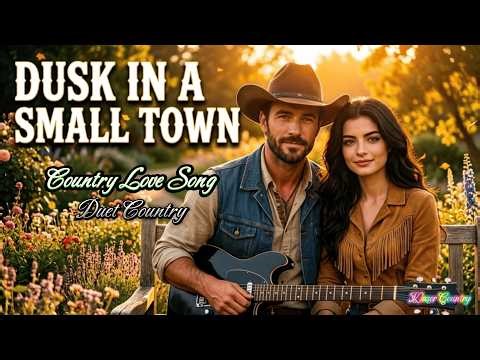 DUSK IN A SMALL TOWN (Duet Vocal) | Country Love Song | Klaser Country | Official Lyric Video