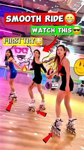 Backward Skating Try 😂🛼 | Friends Reaction 😱