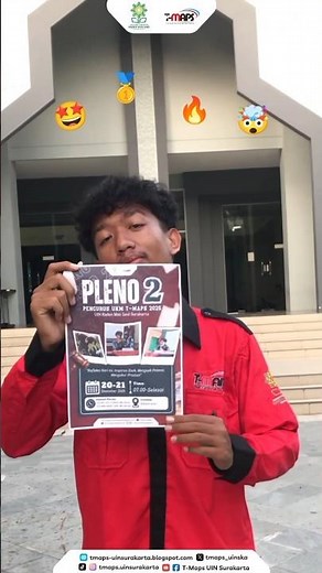 🔥JANGAN SAMPAI KETINGGALAN🔥 PLENO 2 UKM T-MAPS UIN RADEN MAS SAID SURAKARTA