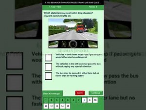 3 Driving License Germany Class B Theory Test Basic Knowledge All Questions 1.1.02 (2/3)