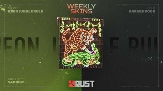2.6K views · 30 reactions | The Jungle Biome is here, and we have some weekly community skins to match!  View the full collection here: https://store.steampowered.com/itemstore/252490/ | Play Rust | Facebook
